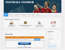 Tablet Screenshot of football-insider.com